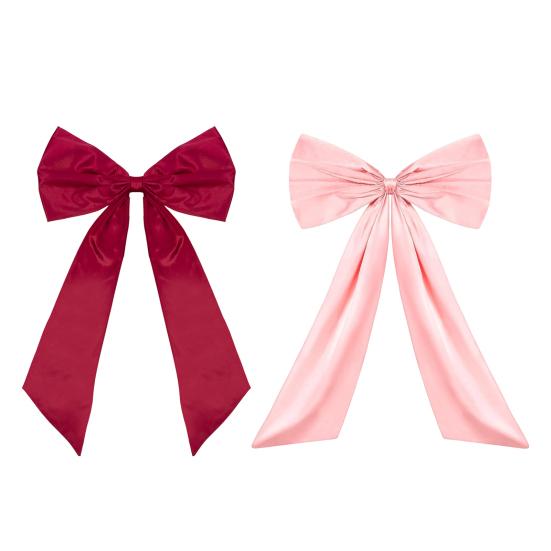 Large Satin Bow for Room Decor Giant Ribbon Tie for Birthday Party Wedding Bachelorette Baby Shower Backdrop Wall Decor