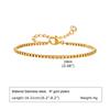 Stainless Steel Paperclip Chain Bracelet Metal Simple Bracelet For Women Men Silver Plated Punk Jewelry Gifts
