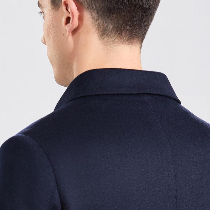 Antonio Men's Detachable Cashmere-Lined Wool Blend Overcoat