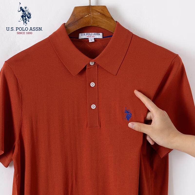 U.S. Polo Assn. Herren Eisseide Schnelltrocknendes Poloshirt