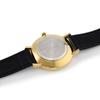 Casio STANDARD series gold watch frame life waterproof quartz movement leather strap Japanese and Korean watch women's watch black dial LTP-VT01GL-1B