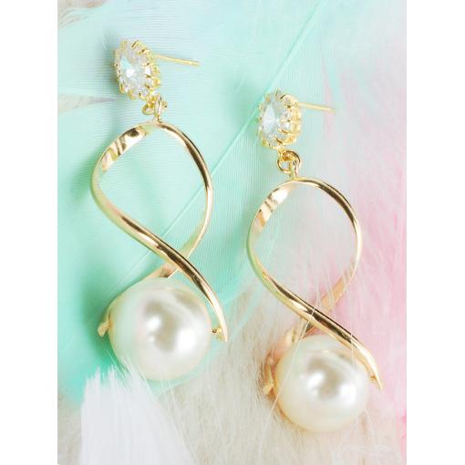 Juanayoon Elin Swarovski Pearl Earrings