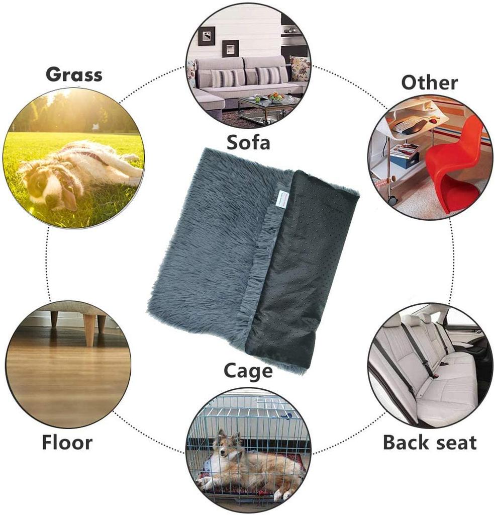 Plush Dog Cushion Washable Soft Pet Dog Bed Sleeping Mat Cat Beds for Dog Pad Winter Warm Pet Blanket Large Medium Dogs Cushion