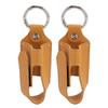 2 Stück Inhalator Tragehalter Verschluss Sicherheitskarabinerclip Tragbarer PU-Leder Inhalator Schutzhalter Kurkuma