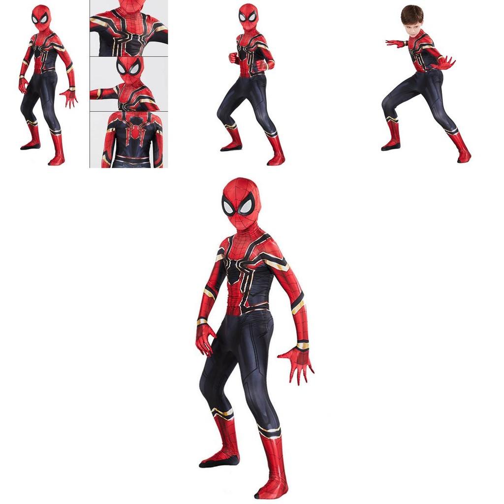 Iron Spiderman Suit Superhero Costume Cosplay Jumpsuit With Exquisite Workmanship