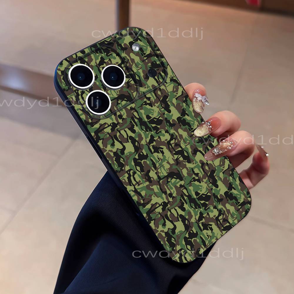 C-Camouflage Camo Military Army  Phone Case For iPhone 17,16,15,11,12,14,13 Pro Max Mini XS,XR,7 Plus 16E Air Soft Covers Fundas