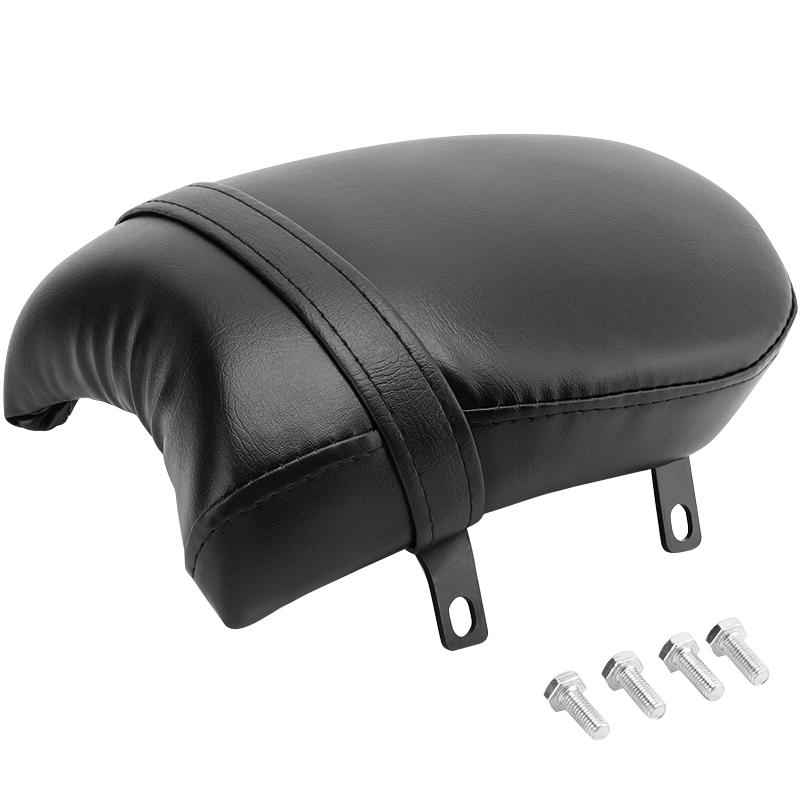 

Black Motorcycle Rear Passenger Seats Pillion Pad Cushion Leather For Victory Vegas Kingpin Boardwalk High Ball Gunner 2003-2017 чёрный