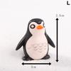 Mini Penguin Miniature Figures For Fairy Garden Gnomes Moss Terrariums Decoration Cake Topper