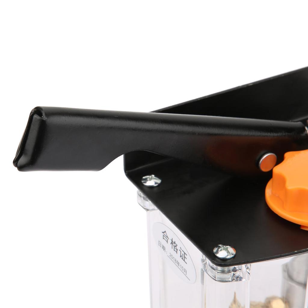 HP5L Manuelle Schmierpumpe, linkshändig betriebene Schmierpumpe 650CC für CNC-Werkzeugmaschinen