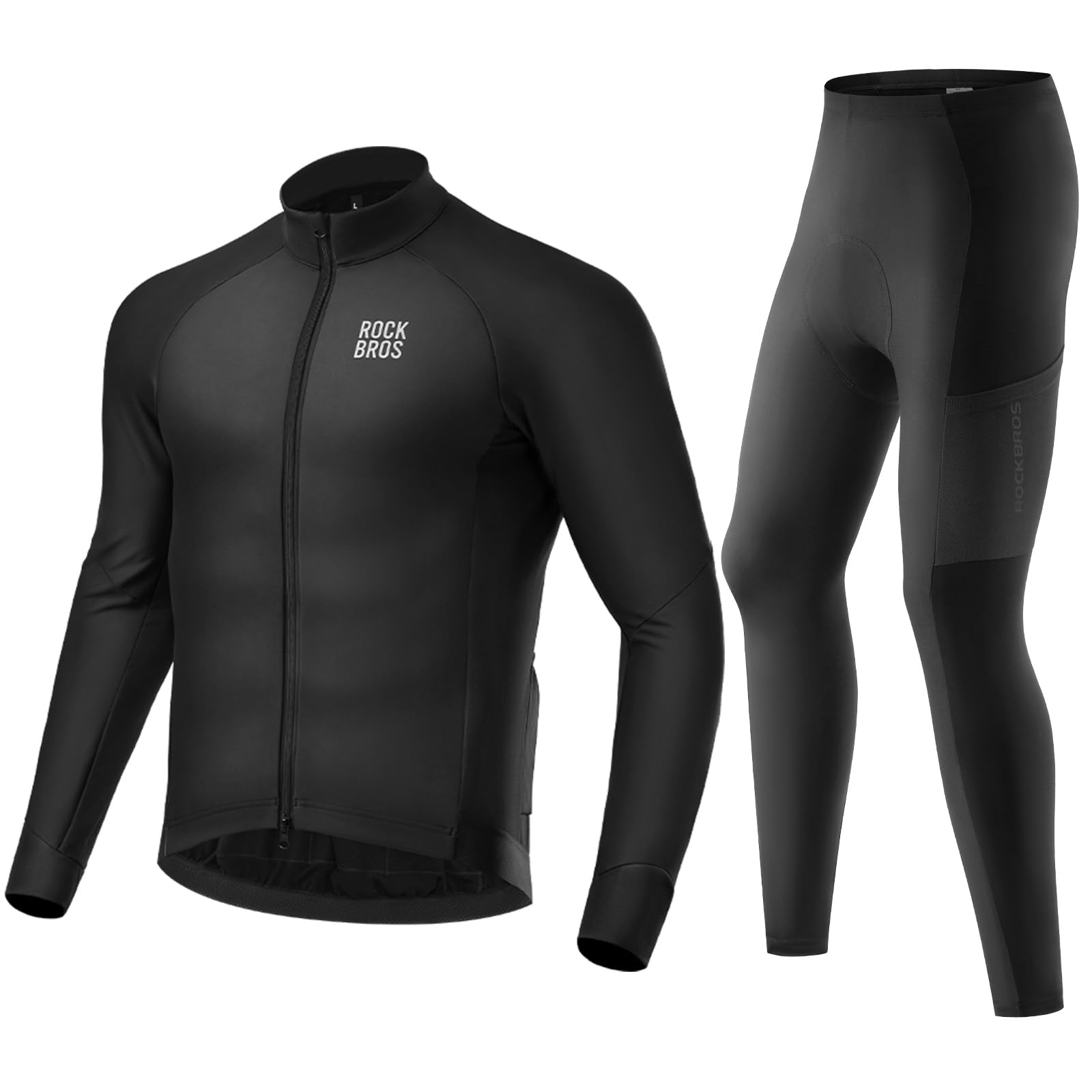 

Rockbros Велосипедный Длинный и Подходящий для Температур от до 3D Простой и для Шоссейных Велосипедов и Велоспорта Размер Джерси, Рукав, Осенне-Зимний Комплект,