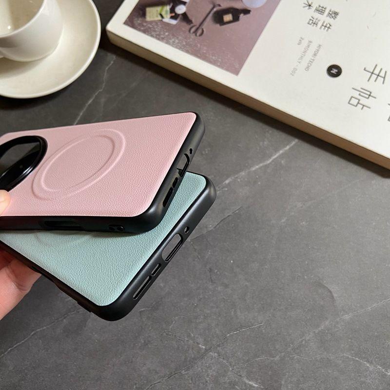 Pro OnePlus 13 Pouzdro Měkká PU Kůže Magnetické Bezdrátové Nabíjení Ochranný Zadní Kryt Pouzdro Pro OnePlus 13 12 11 1+13 Kryt Telefonu