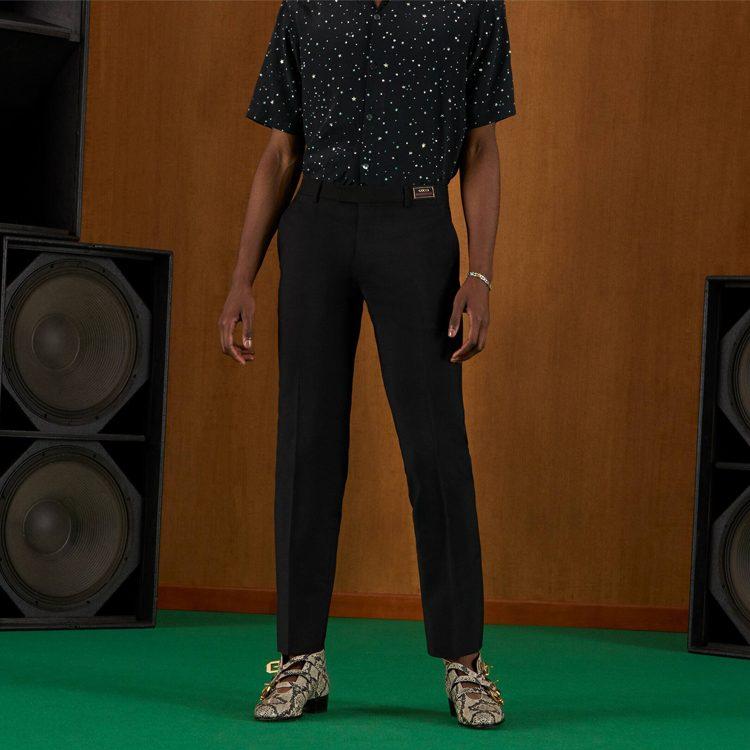 Gucci SS23 Casual Pants Men's Black 698748-Z592B-1000