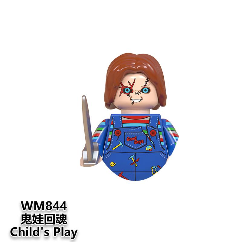 Back To The Future Bricks Gift Hazbin Hotel For Halloween Christmas Minifigures Building Blocks Mini Action Figures For Children