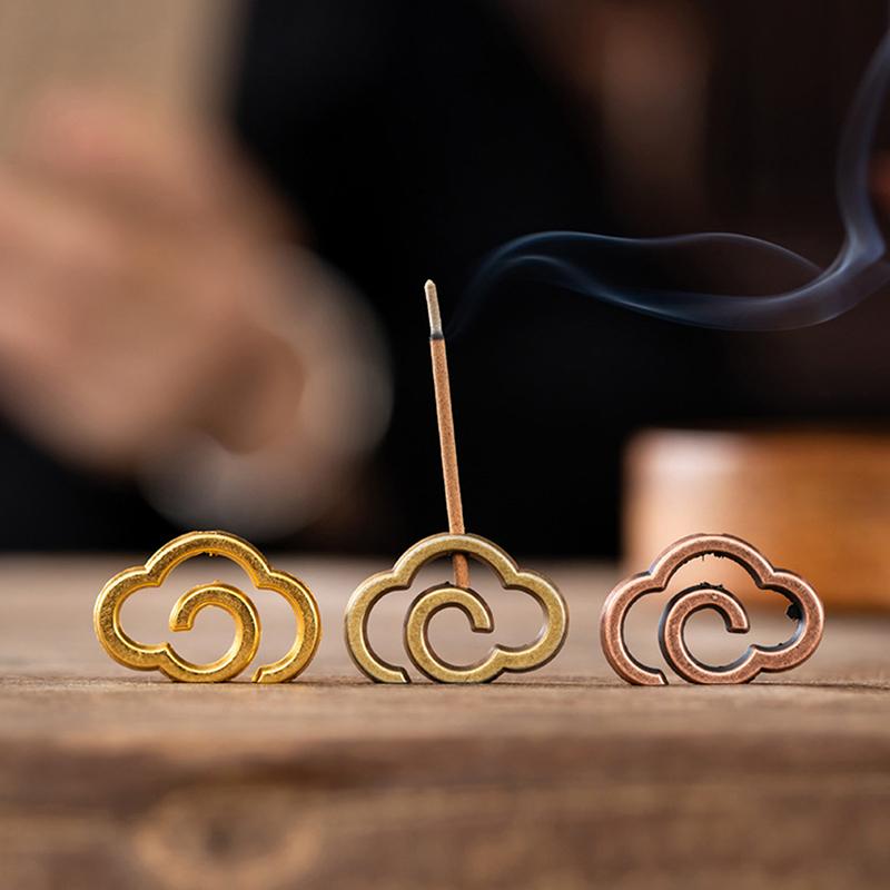 Starožitný čínský držák na vonné tyčinky ve tvaru mraku, držák na vonné tyčinky, buddhismus, čajovna, bytové dekorace, doplňky