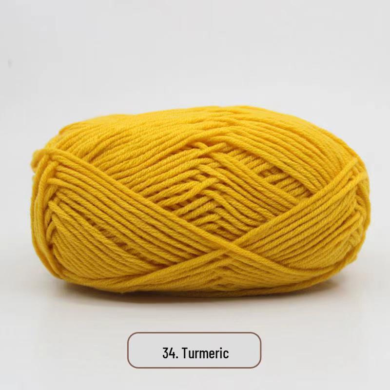 Milk Cotton Yarn Pack for DIY: Medium-Thick Scarf, Crochet Slippers, Handmade Knitting Bags