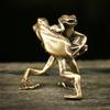 Starožitné hmyzí figurky Miniatury Čajové zvířátko Ornament Čistá měď Polní kriket Socha Stolní dekorace Kolekce Řemesla Dekor