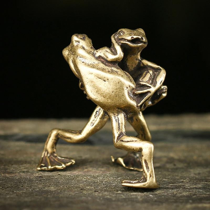 Starožitné hmyzí figurky Miniatury Čajové zvířátko Ornament Čistá měď Polní kriket Socha Stolní dekorace Kolekce Řemesla Dekor