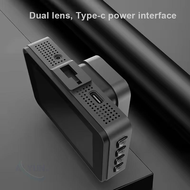 HD 2K 4K 3Inch IPS Dash Cam Car DVR G-sensor Front Rear Wide Angle Night Vision Black Box Vehicle Accessories Video Recorder