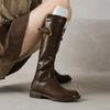 But Knee Boots Women's Velvet High Boots Boots Flat Thin Knight Boots