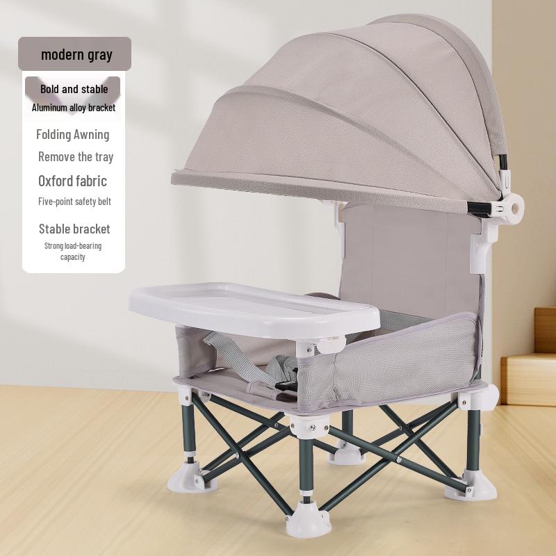 Portable Foldable Sunshade for Baby and Children's High Chair