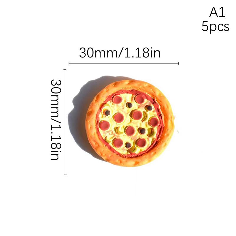 

5 шт. кукольный домик-симулятор пиццы модель кукольный домик мини-еда игрушка кукольный домик кухонные принадлежности ролевые игры игрушки