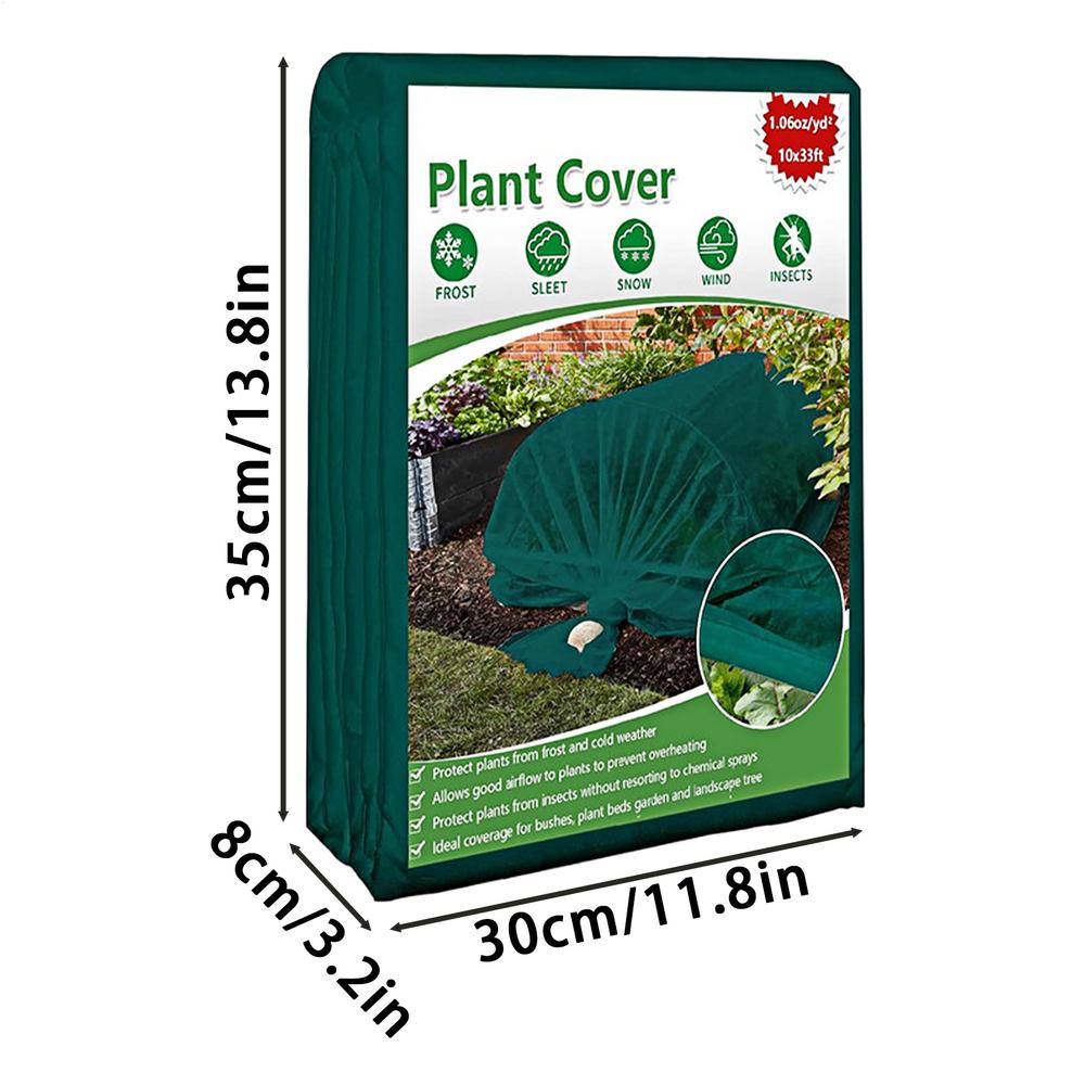Frost Cloth Garden Thermal Blanket Weather-Resistant Reusable Plant Covers For Lawn Berry Patch Greenhouse Seedling Nursery