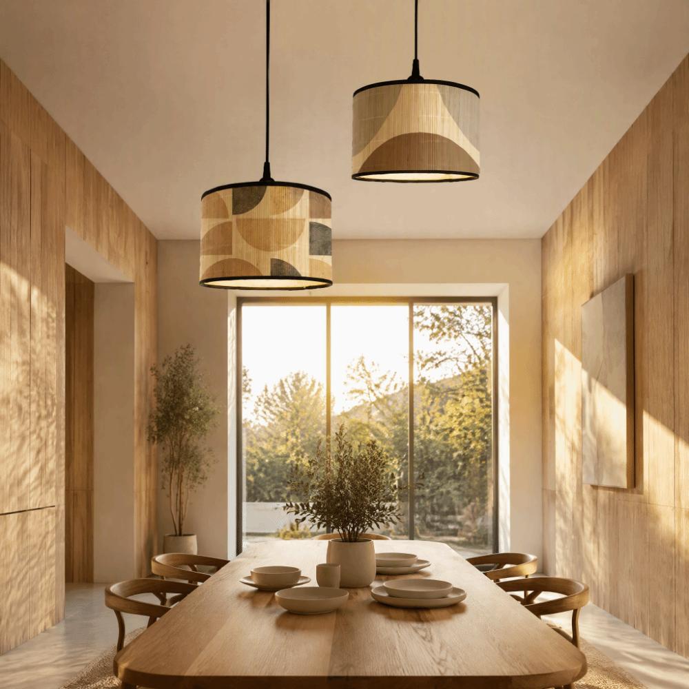 Long-Lasting Pendant Chandelier Handmade Light Cover Retro Style Retro Lampshade Hotel