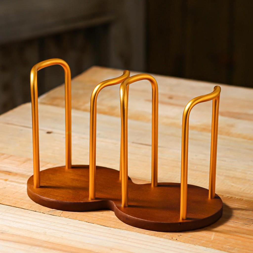 Acrylic Desktop Cup & Straw Holder - Coffee & Tea Storage Shelf