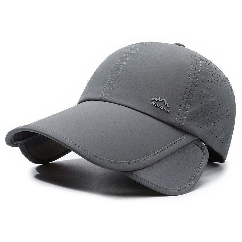 Letni kapelusz przeciwsłoneczny z chowanym rondem, damski, z powiększonym rondem, sportowy na świeżym powietrzu, męski, z daszkiem wędkarskim