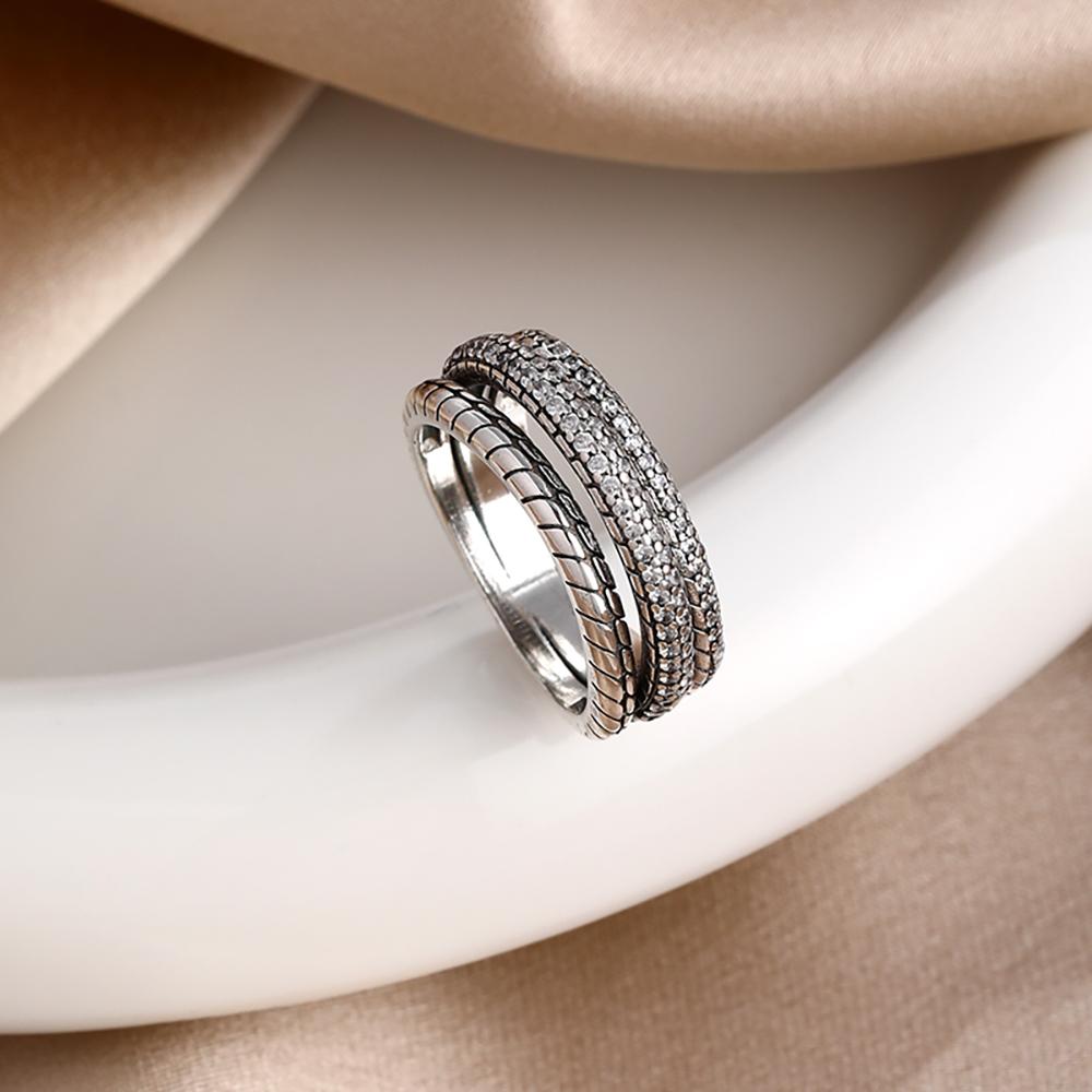 Love hollow heart-shaped bow all white size 6 7 8 9 ring 925 sterling silver ring wedding fashion high-end jewelry women 2026
