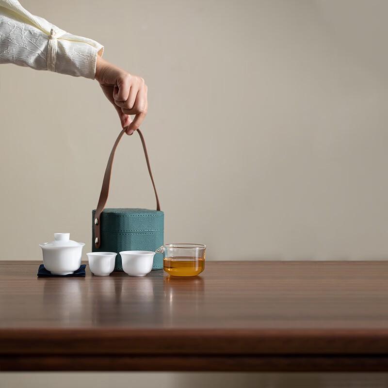 

Portable Ceramic Travel Tea Set
