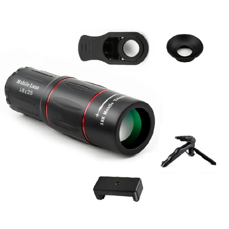 

18X Phone Telescope Optical Zoom Mobile Phone Lens Smartphones Universal Durable 1