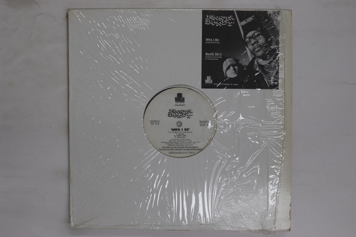 

12inch Record FINSTA BUNDY Who I Be Bomb Shit BW201 BIG WILLIE 1995 US Rap HipHopRB Used