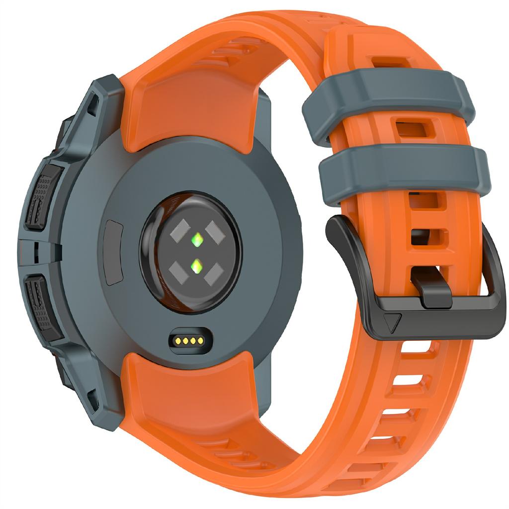 Curea de silicon de 22 mm pentru Garmin Instinct 3 Solar/Instinct 3 AMOLED 45mm, bandă de ceas de schimb