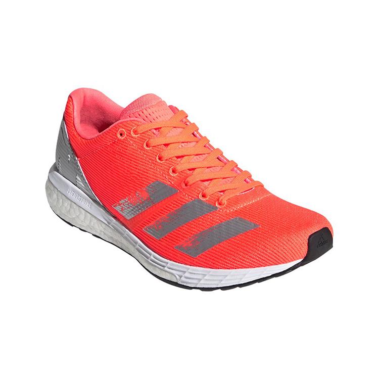 New Adidas Adizero Boston 8 'Orange White' Women's