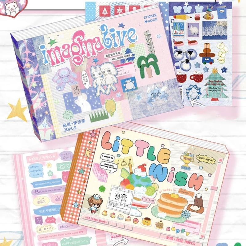 Cartoon Sticker Scrapbooking Sticker Journal Sticker for Water Bottle Notebook Planner Luggage Kids Motivational Sticker