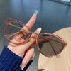New Fashionable Color-Changing Anti-Blue Light Cat-Eye Glasses Frame Natural And Slimming Metal Frame 6004-1