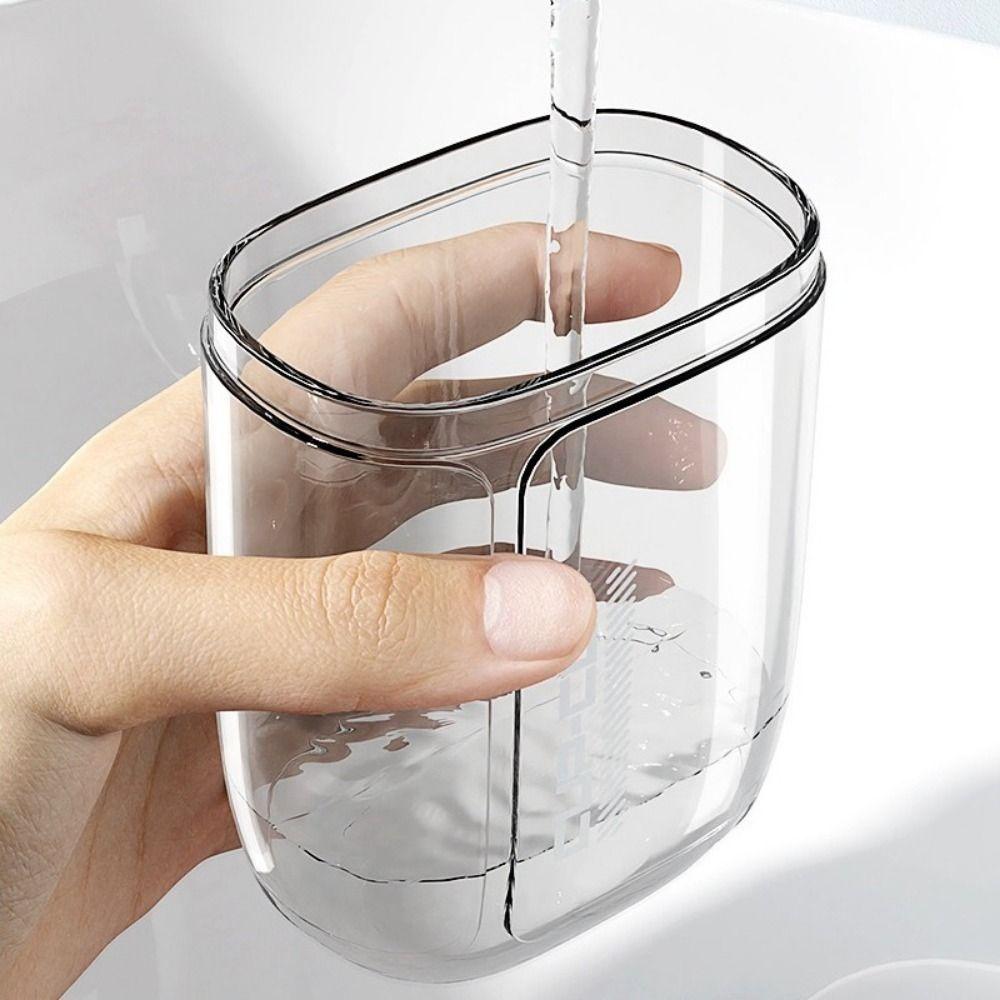 Plastic 3 in 1 Travel Toothbrush Set Folding Mouthwash Cup Travel Toothbrush Cup  Business Trips