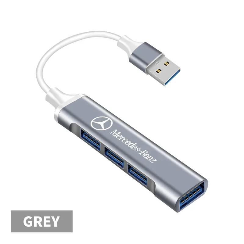 CEK1 Car USB Charger Power Cable Type-C USB 3.0 Adapter Hub For Mercedes Benz C180 C200 C260 C300 W108 W124 W126 W140 W168 W169