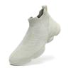 Large Size Elastic Socks Shoes High-top Fly-woven Mesh Lazy Tide Shoes One-pedal Casual Sports Running Men's Shoes