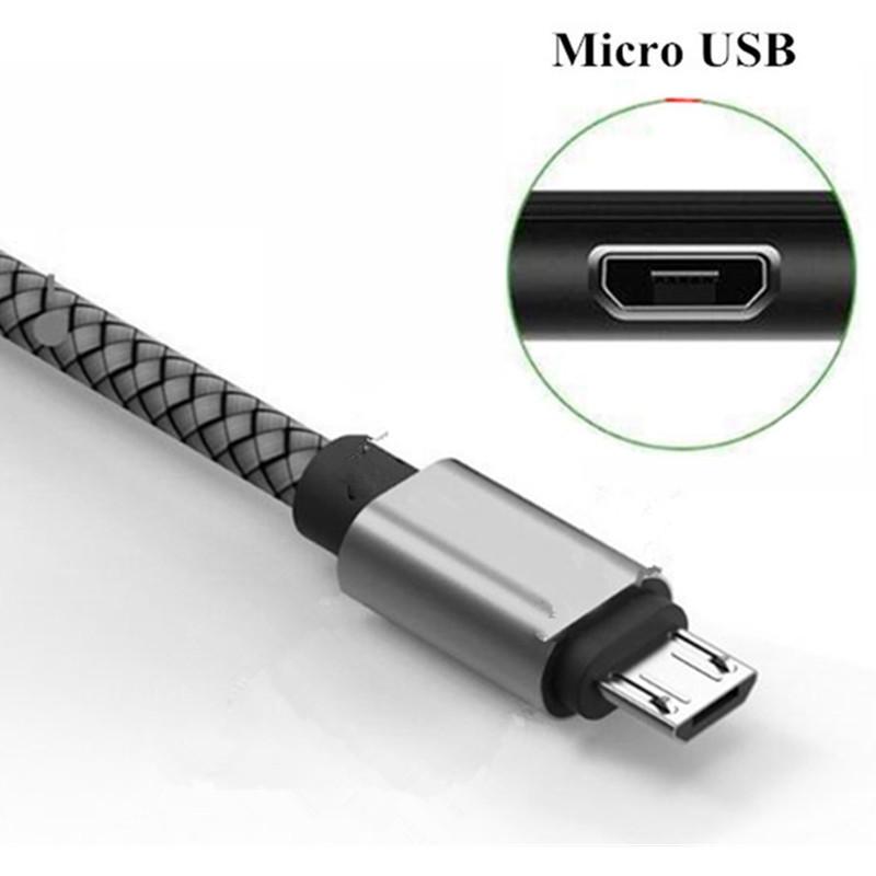 Fast Charger Micro USB Cable for Samsung S3 S6 S7 Edge Redmi Note 6 Huawei Android Mobile Phone Data Cable Tablet Charging Cord