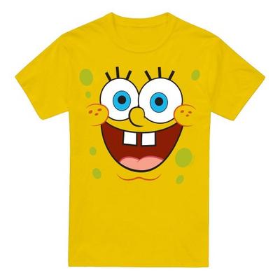 SpongeBob SquarePants Mens Goofy Smile Face T-Shirt