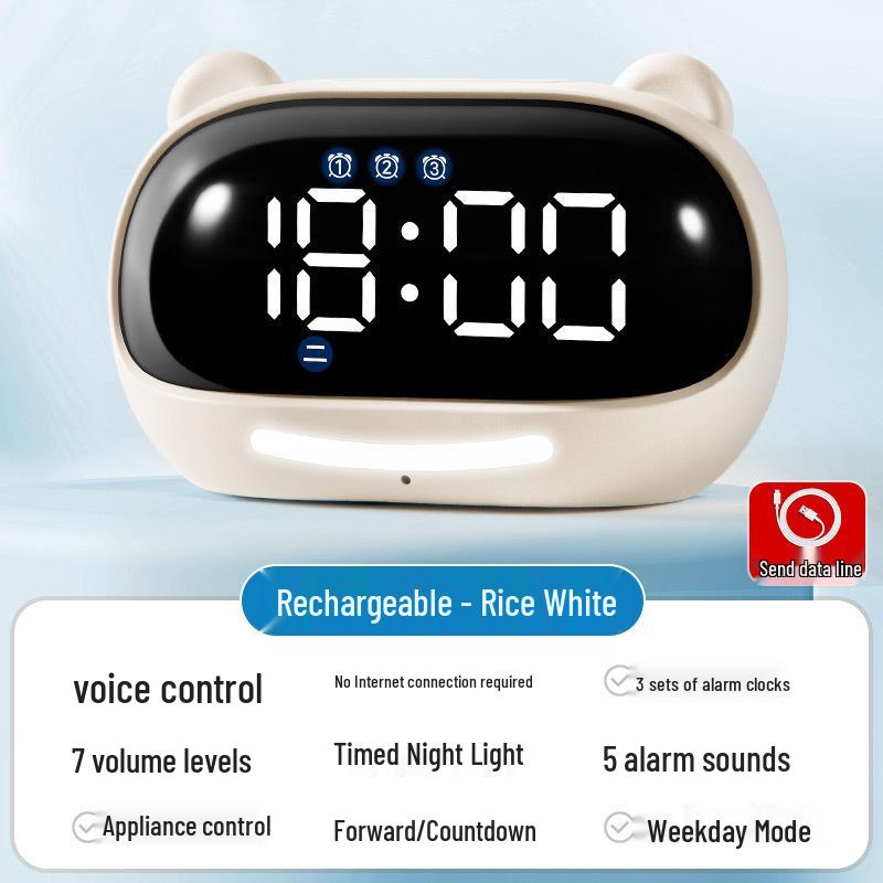 Smart Cartoon Alarm Clock and Study Timer for Students