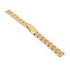 Akozon Stainless Steel Watch Buckle Replacement Metal Band Strap for Men and Women, Gold, Quick Release, Double Lock (12mm)