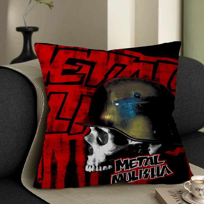 M-Metal M-Mulisha 45*45cm Cushion Cover Pillow Cover Decor Pillowcase Home Pillowcase for Couch Pillow