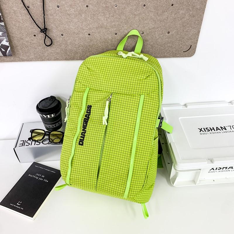 Damen Leichter Rucksack Herren Großer Rucksack Studenten Karorucksack