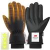 Costand Winter Gloves for Winter Smartphone Shock Work Gloves for Men and 3M Outdoor Includes 4 Reflective Ideal for Everyday Winter Night Snow and
