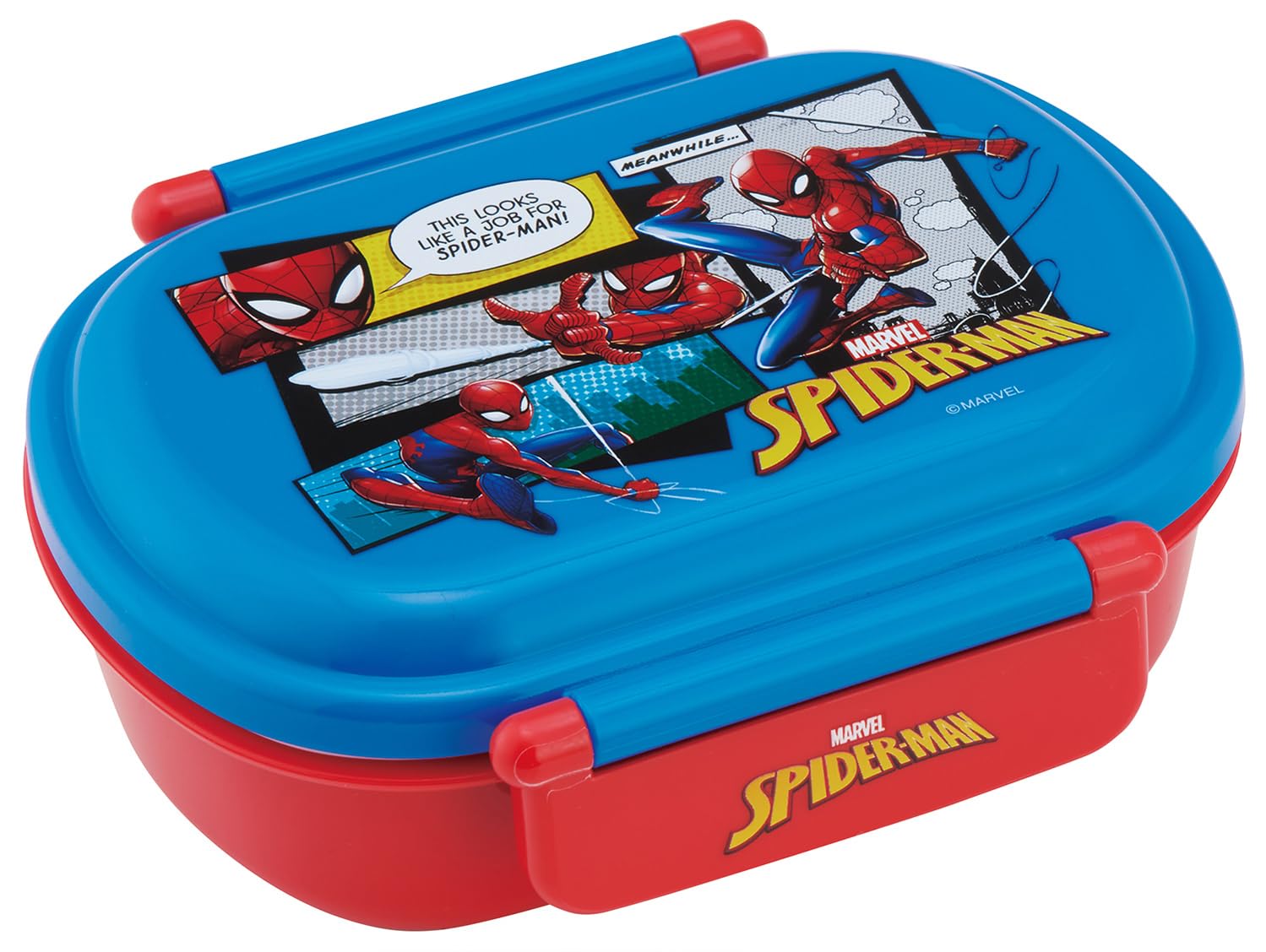 Skater Bento 360ml Fluffy Made in Single Dishwasher and Microwave Kids Box Capacity Lid Japan Tier Safe Spider-Man Design 25 Boys QAF2BAAG-A 3570₽