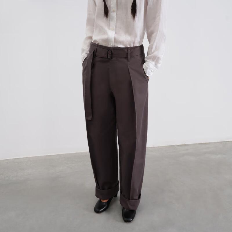 GREEN BELT 2025 Winter Women's Lyocell Blend Loose Wide-Leg Casual Pants