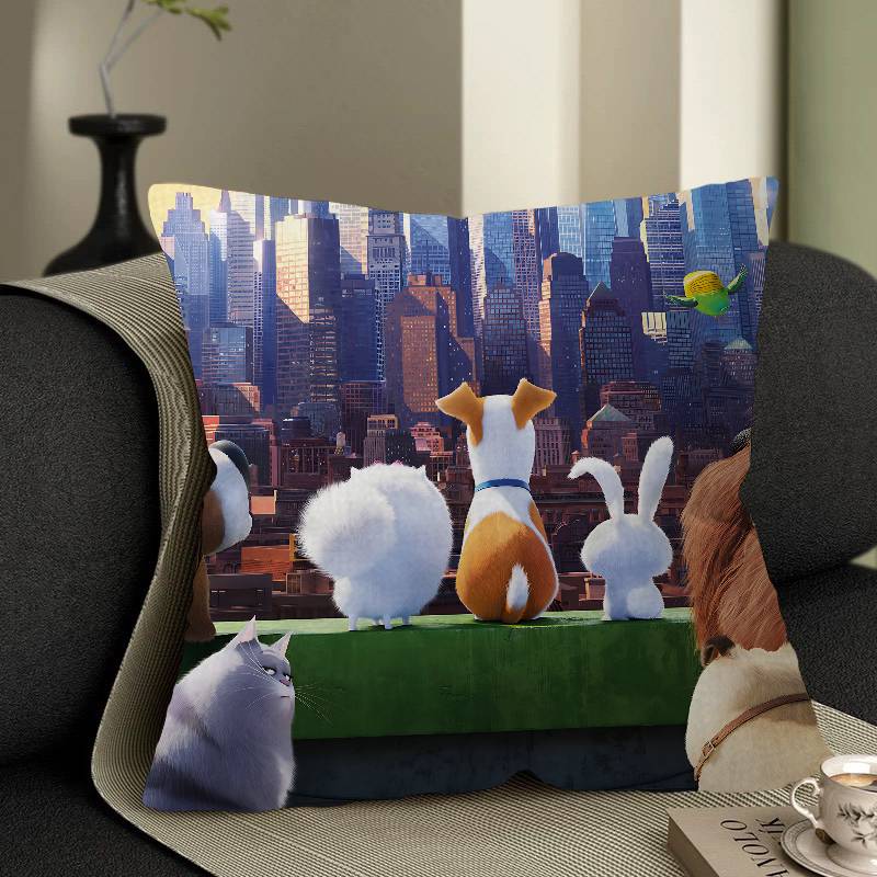 THE S-SECRET L-LIFE OF PETS Pillowcases Home Bedding Decorative Pillow Cover Wedding Super Soft Pillow Case